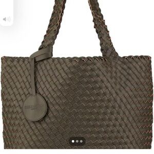 Preowned Else Jacobsen Hornbaek leather Woven Braided large tote Excellent